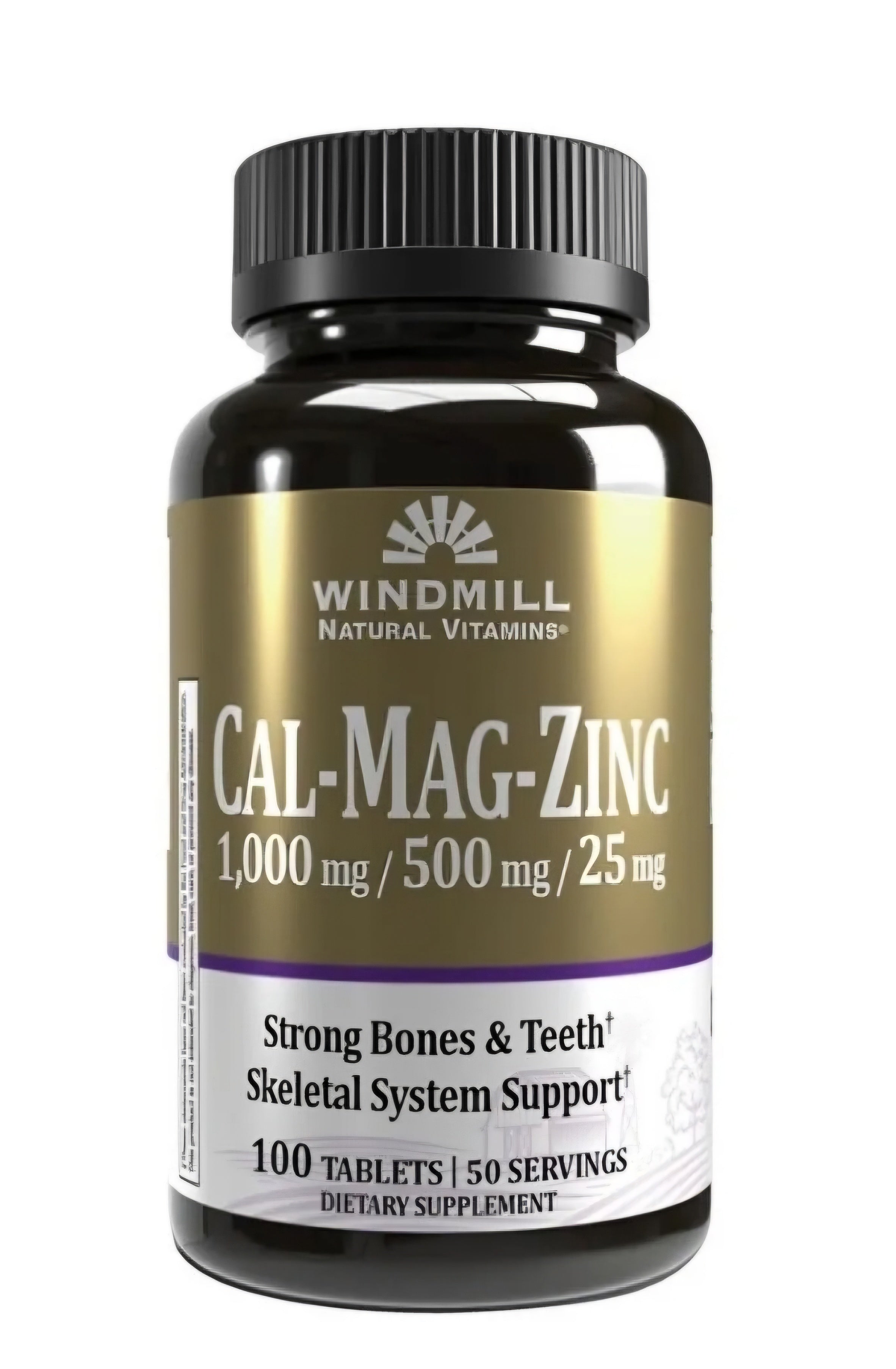 WHP CALCIUM, MAGNESIUM, ZINC 100 TABS