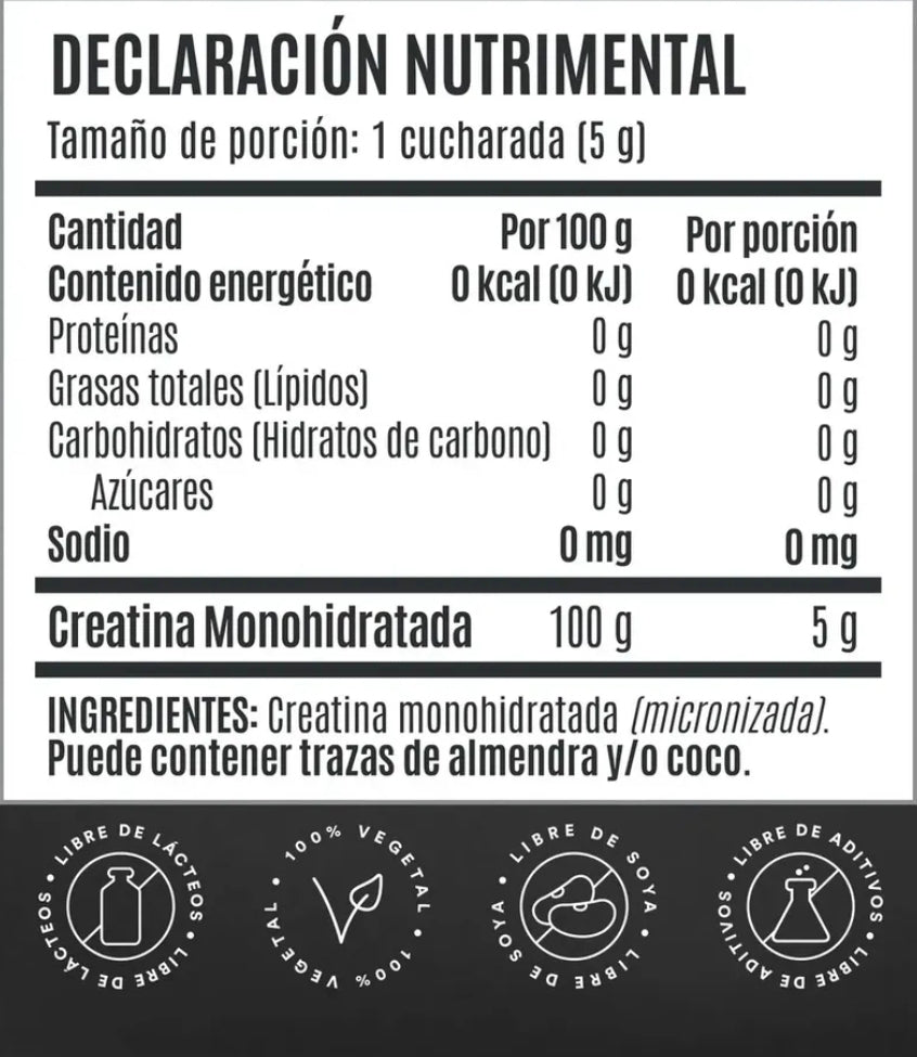 CREATINA BIRDMAN 450g con 90 días de consumo