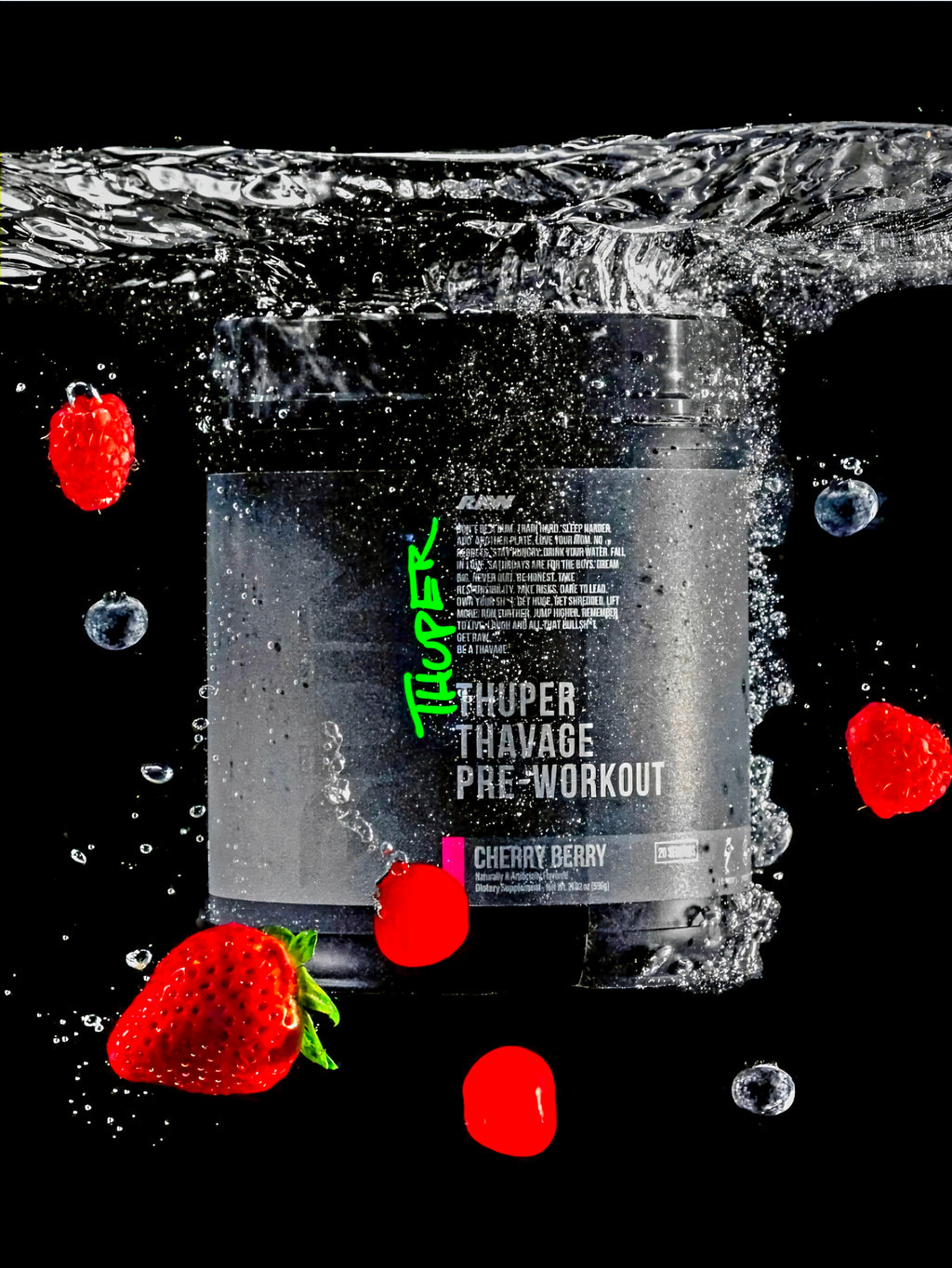 RAW THUPER THAVAGE PWO 20 SERV CITRUS GRAPEFRUIT