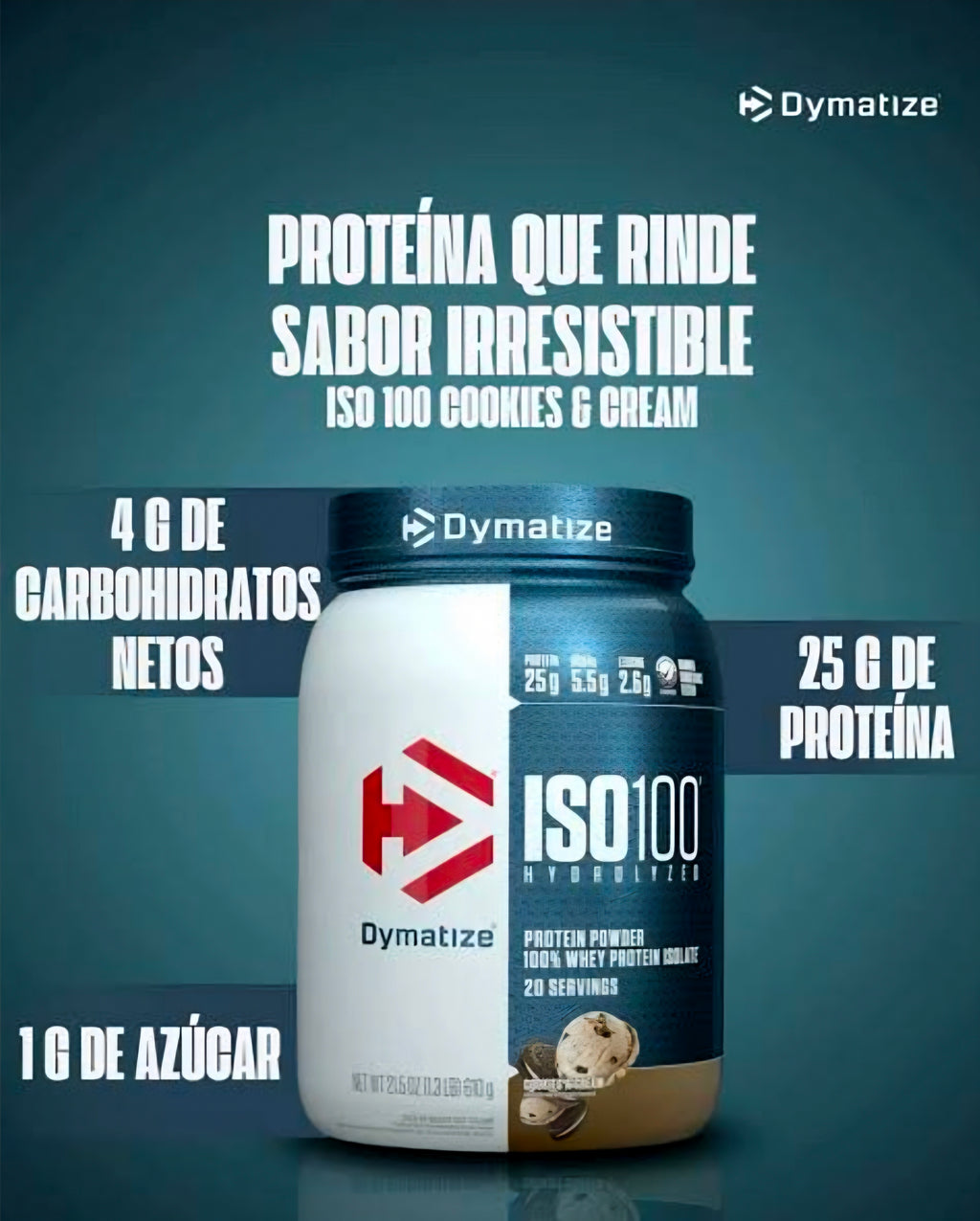 DYMATIZE ISO 100 1.3 LBS 20 SERV