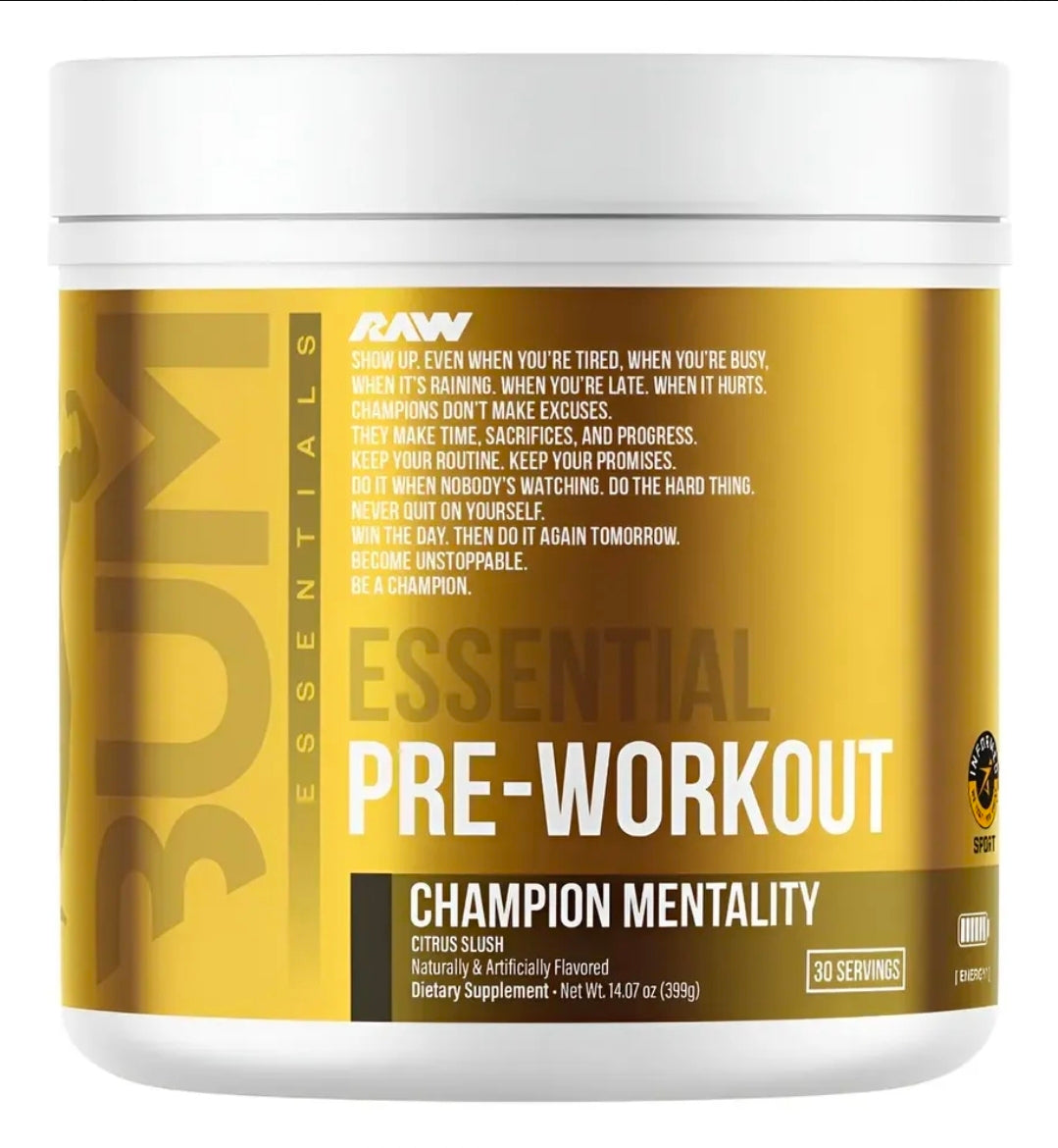 RAW CBUM ESSENTIAL PWO 30 SERV BLUE RASPBERRY