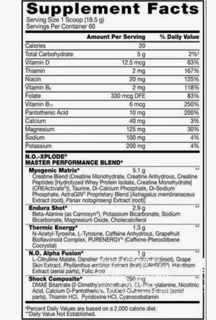 BSN NO-XPLODE 3.0 (60 SERV)