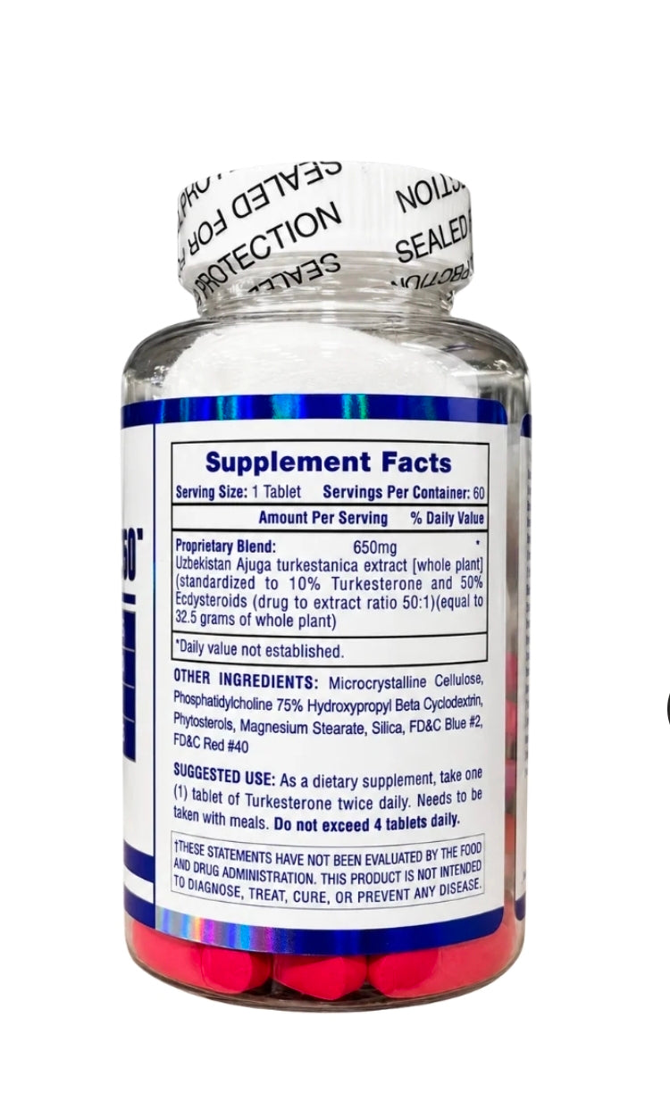 HTP TURKESTERONE 650 60 CT
