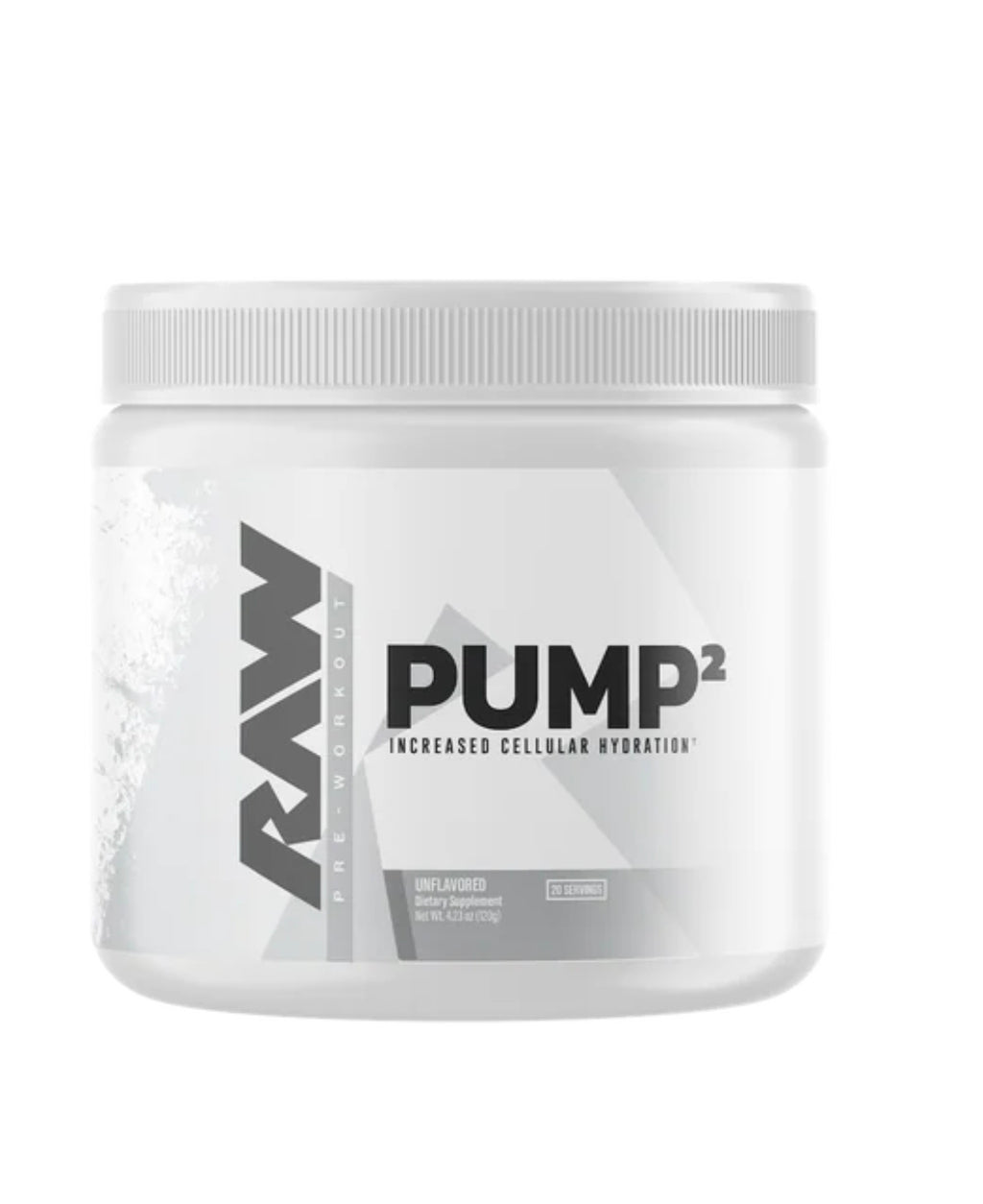 RAW PUMP2 SQUARED 20 SERV UNFLAVORED