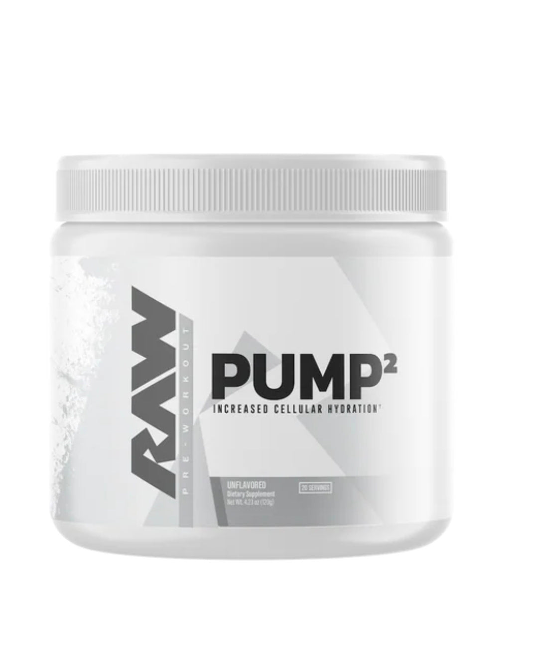 RAW PUMP2 SQUARED 20 SERV UNFLAVORED